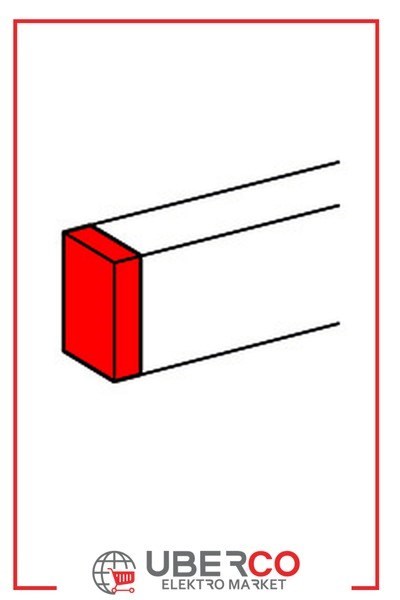 LEGRAND 010722Legrand Geliştirilebilir DLP Gulot Kanalı İçin Sonlandırma Kapağı - Kesit 35x80 / 50x80 mm İle UyumluLegrand Geliştirilebilir DLP Gulot Kanalı İçin Sonlandırma{ubercoelektromarket}