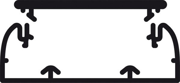 LEGRAND 010421Legrand Geliştirilebilir DLP Gulot Kanalı - Kesit 35x105 mmLegrand Geliştirilebilir DLP Gulot Kanalı - Kesit 35x105 mm{ubercoelektromarket}