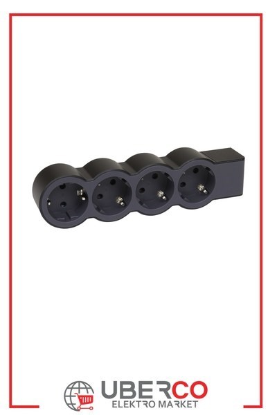 LEGRAND 694576Legrand Grup Priz Standart Seri - Dörtlü Çocuk Korumalı Topraklı Priz - Kablo Kablosuz - Siyah/Koyu GriLegrand Grup Priz Standart Seri - Dörtlü Çocuk Korumalı{ubercoelektromarket}