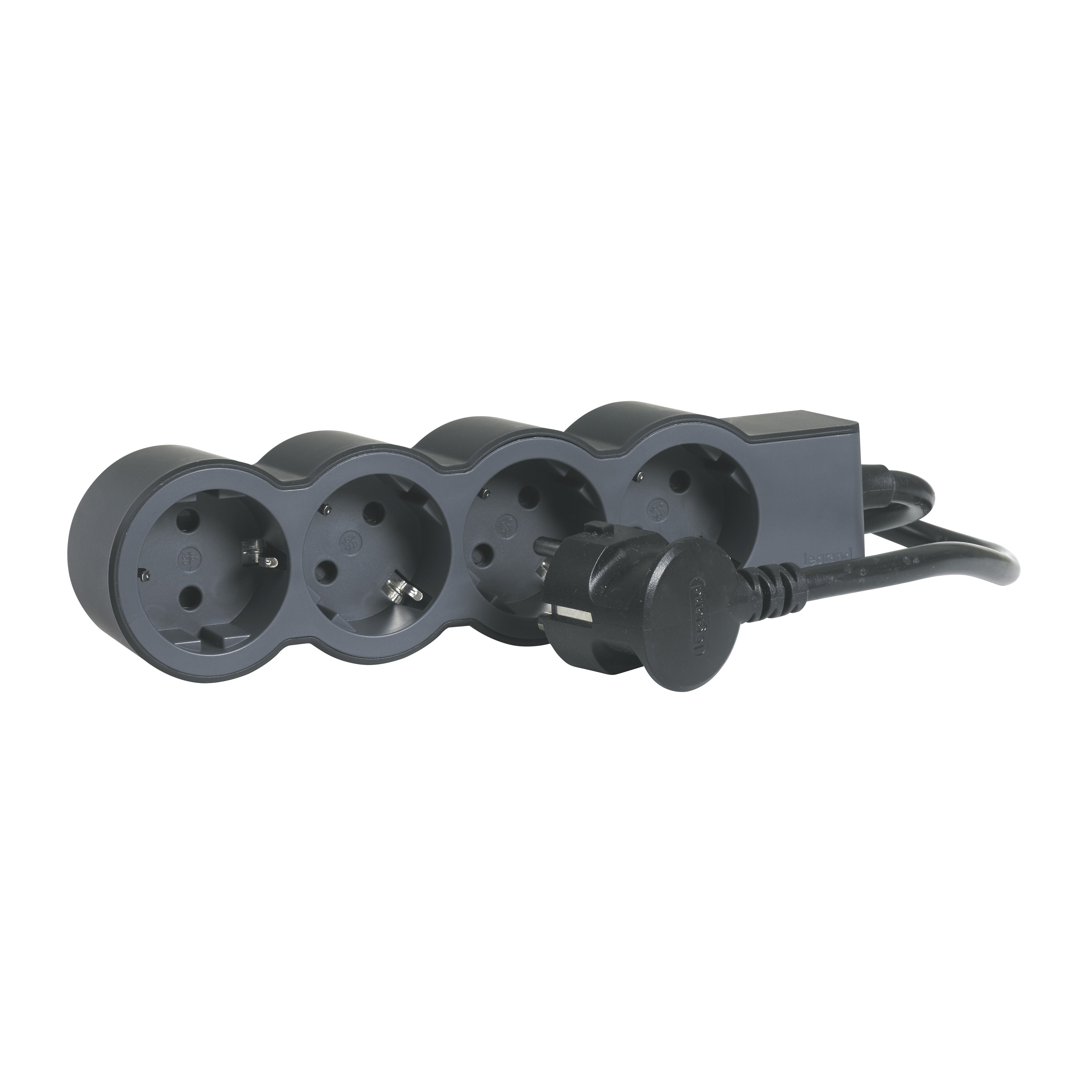 LEGRAND 694570Legrand STANDART GRUP PRİZLER, 16 A, 3680 W, 4 X 2P+E ÇIKIŞLI, 3 X 1,5 mm2 KESİTLİ 5m UZUNLUKTA KABLO, SİYAH/KOLegrand Grup Priz Standart Seri - Dörtlü Çocuk Korumalı{ubercoelektromarket}
