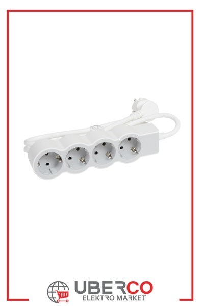 LEGRAND 694561Legrand STANDART GRUP PRİZLER, 16 A, 3680 W, 4 X 2P+E ÇIKIŞLI, 3 X 1,5 mm2 KESİTLİ 3m UZUNLUKTA KABLO, BEYAZ/AÇLegrand Grup Priz Standart Seri - Dörtlü Çocuk Korumalı{ubercoelektromarket}