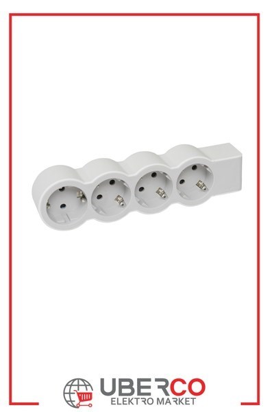 LEGRAND 694575Legrand Grup Priz Standart Seri - Dörtlü Çocuk Korumalı Topraklı Priz - Kablo Kablosuz - Beyaz/Açık GriLegrand Grup Priz Standart Seri - Dörtlü Çocuk Korumalı{ubercoelektromarket}