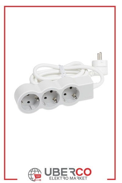LEGRAND 694559Legrand STANDART GRUP PRİZLER, 16 A, 3680 W, 3 X 2P+E ÇIKIŞLI, 3 X 1,5 mm2 KESİTLİ 3m UZUNLUKTA KABLO, BEYAZ/AÇLegrand Grup Priz Standart Seri - Üçlü Çocuk Korumalı{ubercoelektromarket}
