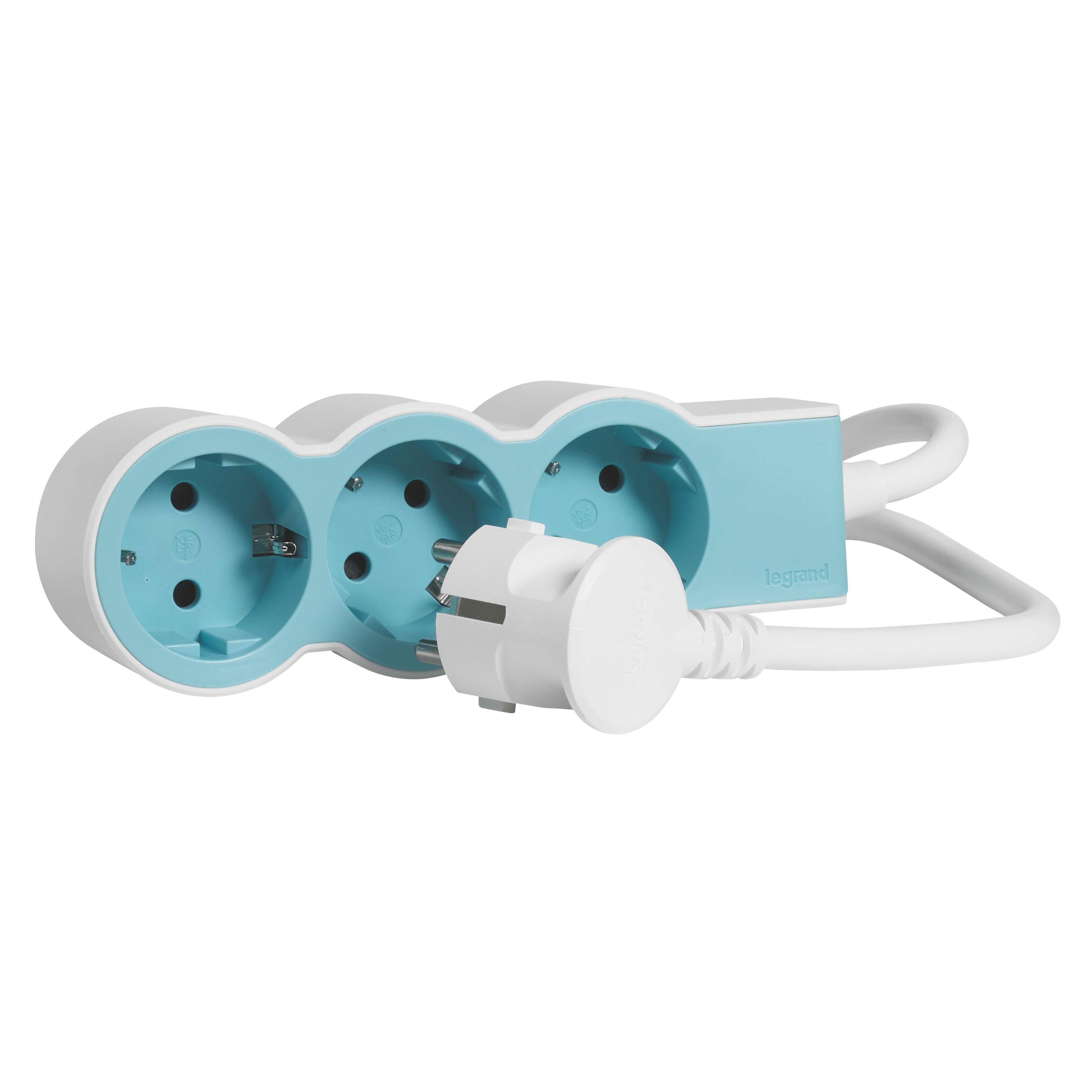 LEGRAND 694551Legrand STANDART GRUP PRİZLER, 16 A, 3680 W, 3 X 2P+E ÇIKIŞLI, 3 X 1,5 mm2 KESİTLİ 1,5m UZUNLUKTA KABLO, BEYAZ/Legrand Grup Priz Standart Seri - Üçlü Çocuk Korumalı{ubercoelektromarket}