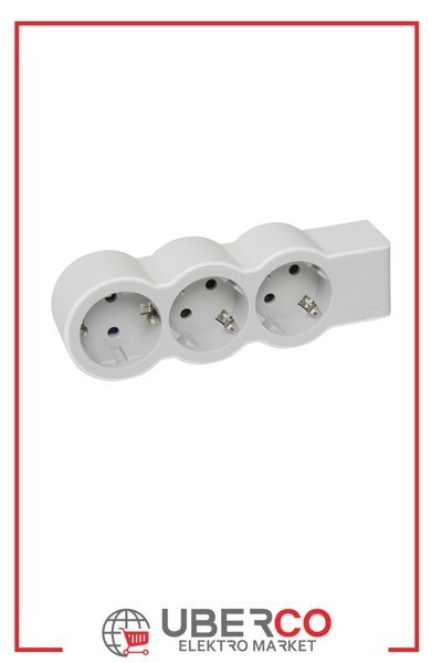 LEGRAND 694573Legrand Grup Priz Standart Seri - Üçlü Çocuk Korumalı Topraklı Priz - Kablo Kablosuz - Beyaz/Açık GriLegrand Grup Priz Standart Seri - Üçlü Çocuk Korumalı{ubercoelektromarket}