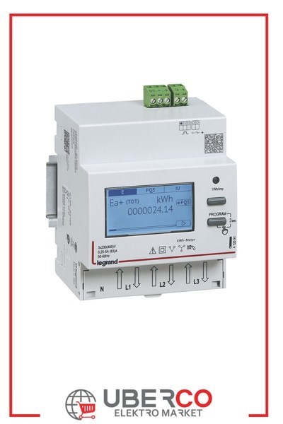 LEGRAND 412092Legrand ENERJI OLCER TRI 63A DARBE MIDLegrand Güç ölçer{ubercoelektromarket}