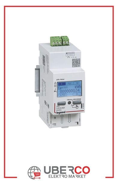 LEGRAND 412082Legrand ENERJI OLCER 1P 63A DARBE MIDLegrand Güç ölçer{ubercoelektromarket}