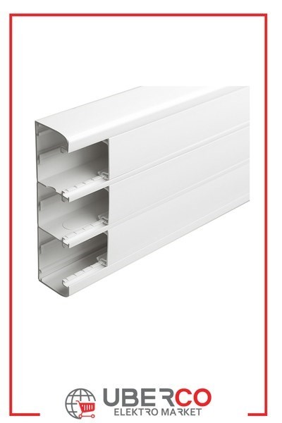 LEGRAND 075606Legrand Gulotlar Sistem Armada Kaidesiz Montaj Kanalı (Monoblok Gövde + Kapak) - Boyut 50x180 mm - Bölümleme Perdeli (3 Bölme)Legrand Gulotlar Sistem Armada Kaidesiz Montaj Kanalı{ubercoelektromarket}