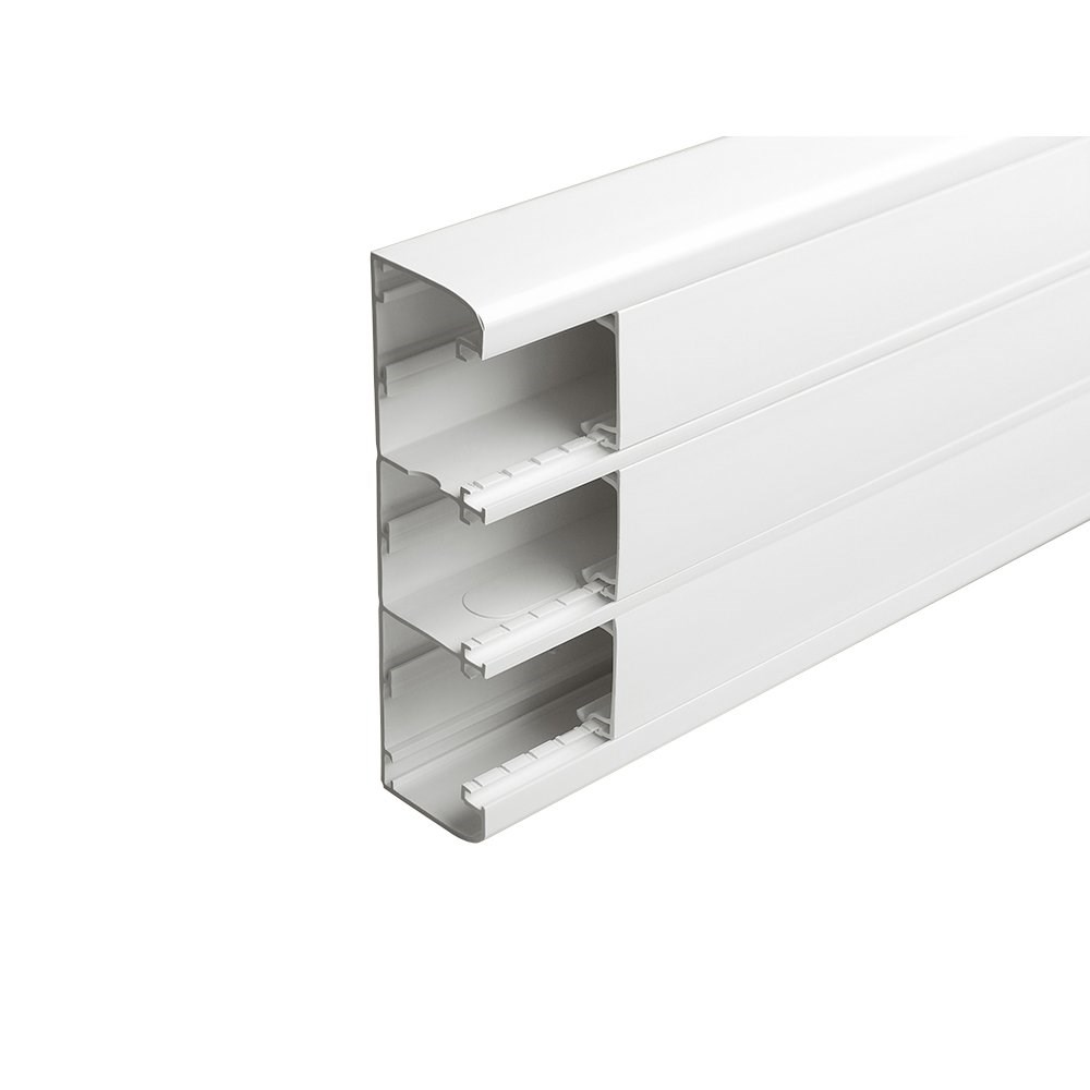 LEGRAND 075606Legrand Gulotlar Sistem Armada Kaidesiz Montaj Kanalı (Monoblok Gövde + Kapak) - Boyut 50x180 mm - Bölümleme Perdeli (3 Bölme)Legrand Gulotlar Sistem Armada Kaidesiz Montaj Kanalı{ubercoelektromarket}