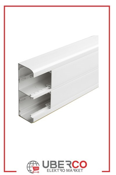 LEGRAND 075603Legrand Gulotlar Sistem Armada Kaidesiz Montaj Kanalı (Monoblok Gövde + Kapak) - Boyut 50x130 mm - Bölümleme Perdeli (2 Bölme)Legrand Gulotlar Sistem Armada Kaidesiz Montaj Kanalı{ubercoelektromarket}