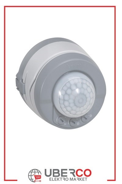 LEGRAND 069740Legrand Hareket Sensörü - Pasif Kızılötesi (PIR), 360°, Ø8m, IP55, Tavan/Duvar Montaj - GriLegrand Hareket Sensörü - Pasif Kızılötesi (PIR), 360°, Ø8m{ubercoelektromarket}