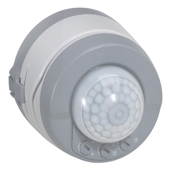 LEGRAND 069740Legrand Hareket Sensörü - Pasif Kızılötesi (PIR), 360°, Ø8m, IP55, Tavan/Duvar Montaj - GriLegrand Hareket Sensörü - Pasif Kızılötesi (PIR), 360°, Ø8m{ubercoelektromarket}