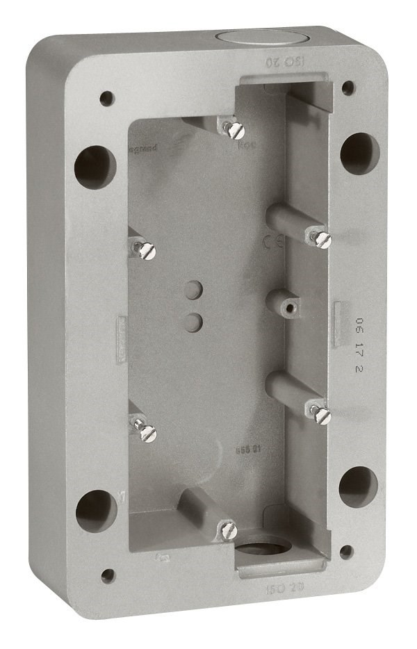 LEGRAND 077892Legrand Soliroc IK10 - IP55 Sıva üstü montaj kutusu - İkiliLegrand İkili, yatay-dikey montaj{ubercoelektromarket}