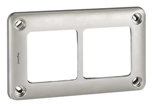 LEGRAND 077852Legrand Soliroc IK10 - IP55 İkili Çerçeve 110x181mmLegrand İkili, yatay-dikey montaj{ubercoelektromarket}