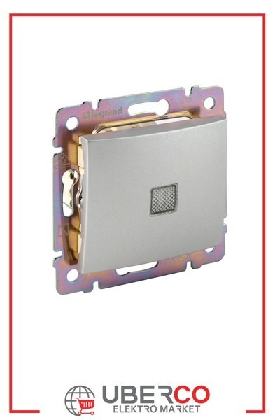 LEGRAND 770126Legrand Valena Işıklı Vavien mekanizma 10 A - 250V - AlüminyumLegrand Işıklı Kumanda Mekanizmaları - Işıklı Vavien{ubercoelektromarket}