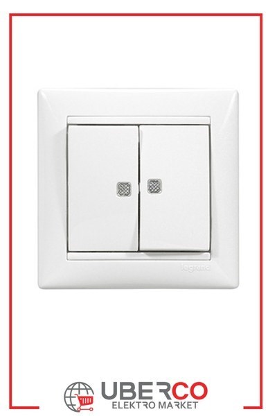 LEGRAND 774213Legrand Işıklı Kumanda Mekanizmaları - Uyarıcılı komütatör - BeyazLegrand Işıklı Kumanda Mekanizmaları - Uyarıcılı komütatör{ubercoelektromarket}