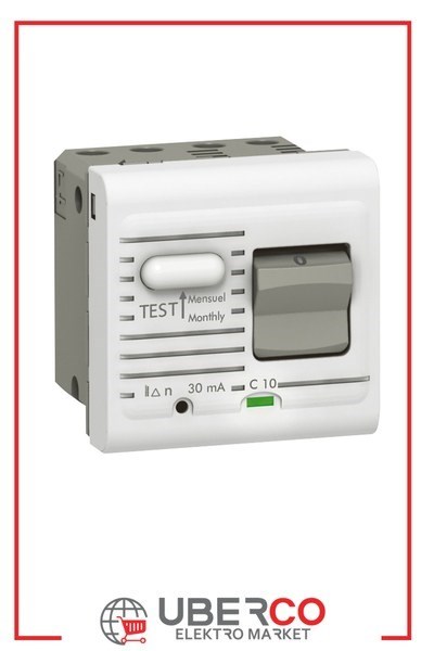 LEGRAND 077534Legrand Kaçak akım koruma şalteri nötr, 10 mA - Beyaz (0 775 34)Legrand Kaçak akım koruma şalteri nötr, 10 mA - Beyaz{ubercoelektromarket}