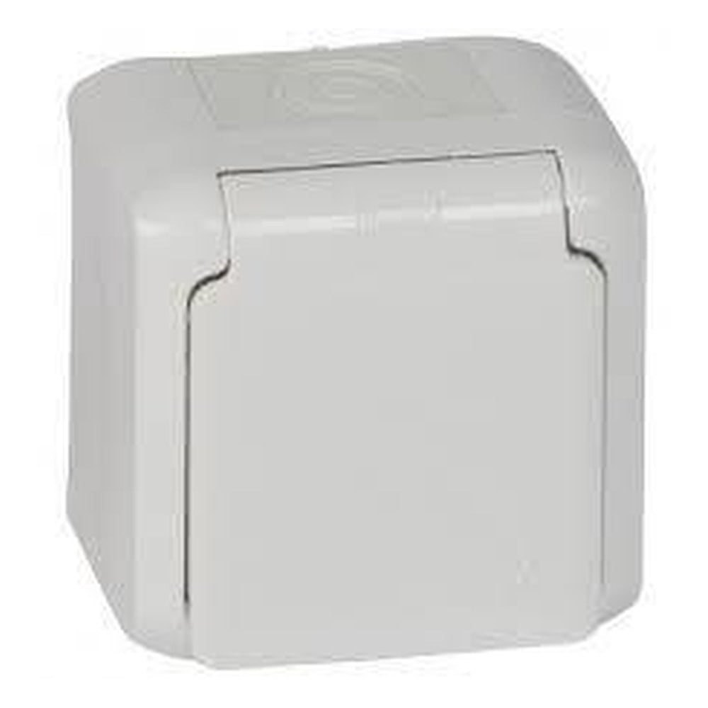LEGRAND 782373Legrand Forix IP44 serisi sıva üstü çocuk korumalı 16A beyaz tekli prizLegrand Kapaklı çocuk korumalı topraklı priz - Beyaz{ubercoelektromarket}
