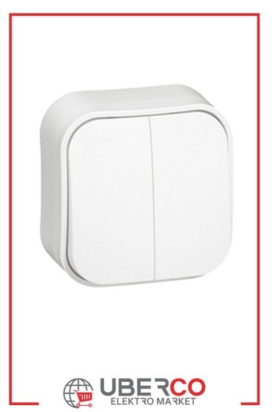 LEGRAND 782402Legrand Forix IP21 serisi sıva üstü beyaz komütatör 10ALegrand Komütatör - Beyaz{ubercoelektromarket}
