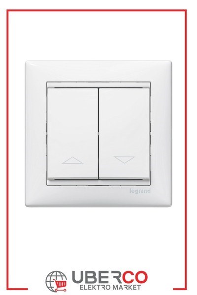 LEGRAND 774404Legrand Kumanda Mekanizmaları - Jaluzi kumanda (anahtar) - BeyazLegrand Kumanda Mekanizmaları - Jaluzi kumanda (anahtar){ubercoelektromarket}