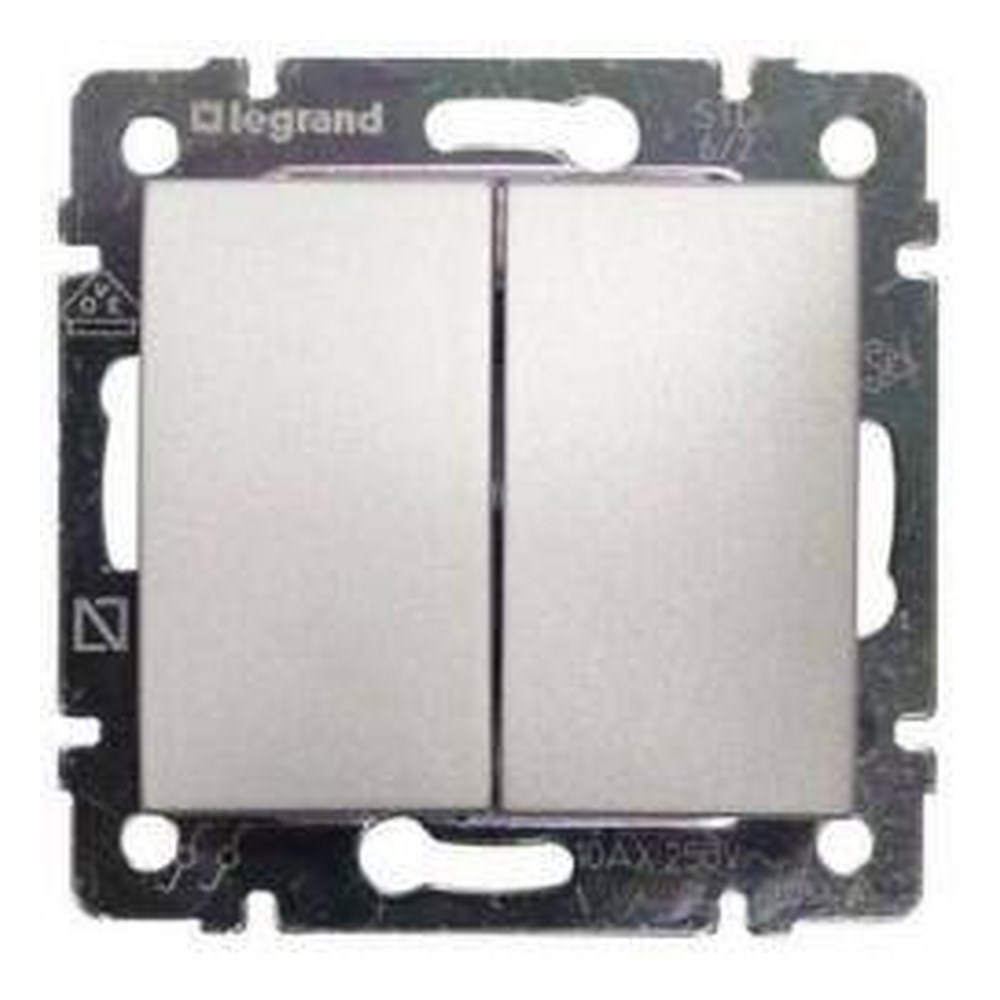 LEGRAND 770105Legrand Valena komütatör mekanizma 10 A - 250V -  AlüminyumLegrand Kumanda Mekanizmaları - Komütatör{ubercoelektromarket}