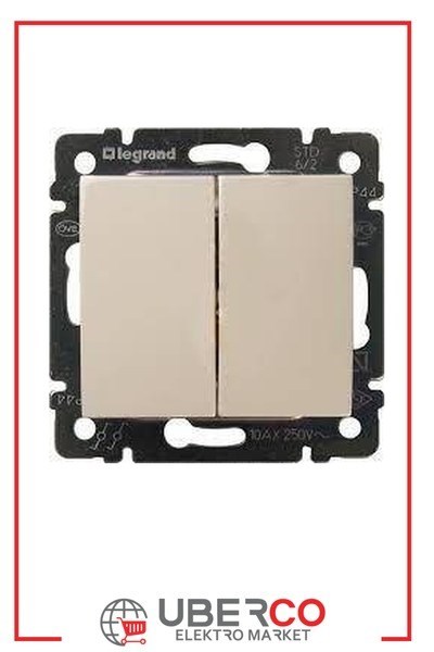 LEGRAND 767402Legrand Kumanda Mekanizmaları - Komütatör vavien - BejLegrand Kumanda Mekanizmaları - Komütatör vavien - Bej{ubercoelektromarket}