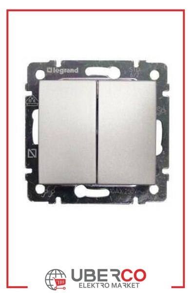 LEGRAND 770105Legrand Valena komütatör mekanizma 10 A - 250V -  AlüminyumLegrand Kumanda Mekanizmaları - Komütatör{ubercoelektromarket}