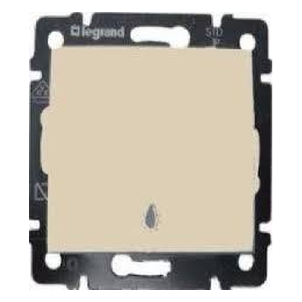 LEGRAND 774312Legrand Kumanda Mekanizmaları - Liht butonu (lamba sembollü) - BejLegrand Kumanda Mekanizmaları - Liht butonu (lamba sembollü){ubercoelektromarket}