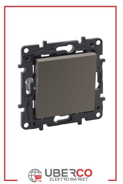 LEGRAND 768505Legrand Kumanda Mekanizmaları - Liht butonu, 6A - BronzLegrand Kumanda Mekanizmaları - Liht butonu, 6A - Bronz{ubercoelektromarket}