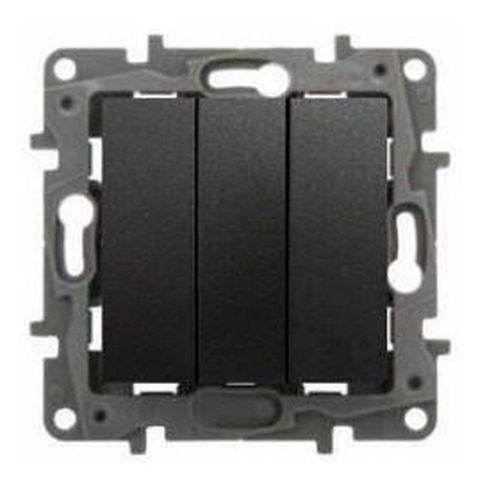 LEGRAND 767303Legrand Kumanda Mekanizmaları - Üçlü anahtar - AntrasitLegrand Kumanda Mekanizmaları - Üçlü anahtar - Antrasit{ubercoelektromarket}