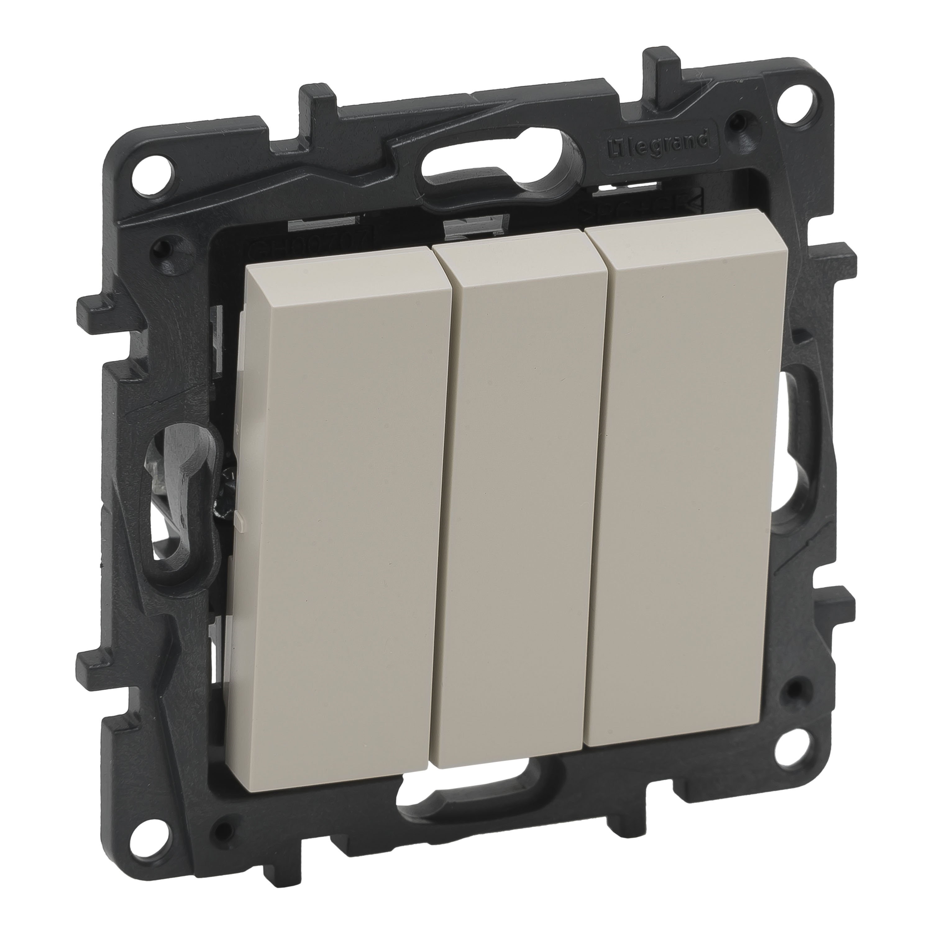 LEGRAND 768403Legrand Kumanda Mekanizmaları - Üçlü anahtar - KremLegrand Kumanda Mekanizmaları - Üçlü anahtar - Krem{ubercoelektromarket}