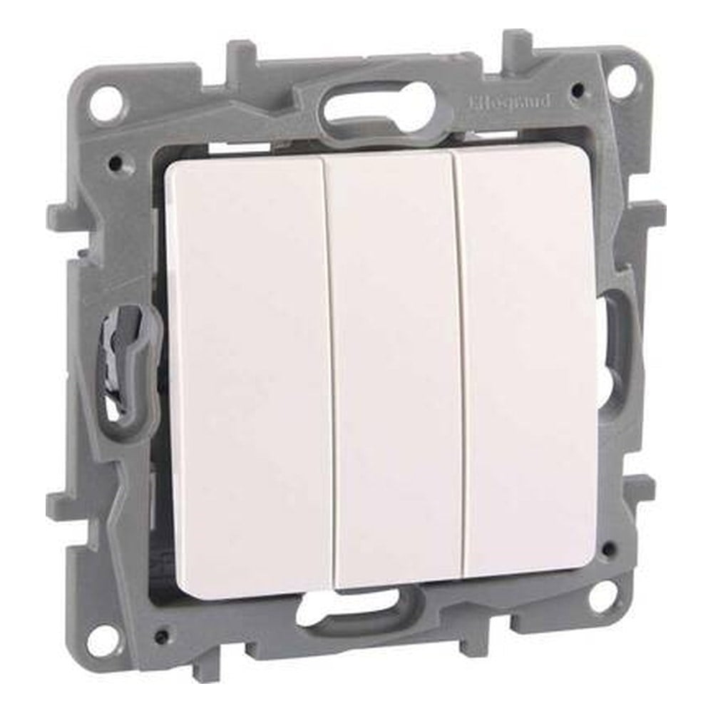 LEGRAND 767103Legrand Kumanda Mekanizmaları - Üçlü anahtar - BeyazLegrand Kumanda Mekanizmaları - Üçlü anahtar - Beyaz{ubercoelektromarket}