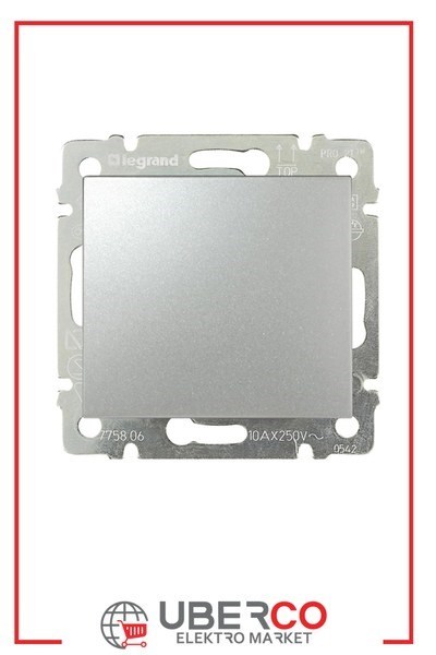 LEGRAND 770106Legrand Valena Vavien mekanizma 10 A - 250V - AlüminyumLegrand Kumanda Mekanizmaları - Vavien{ubercoelektromarket}