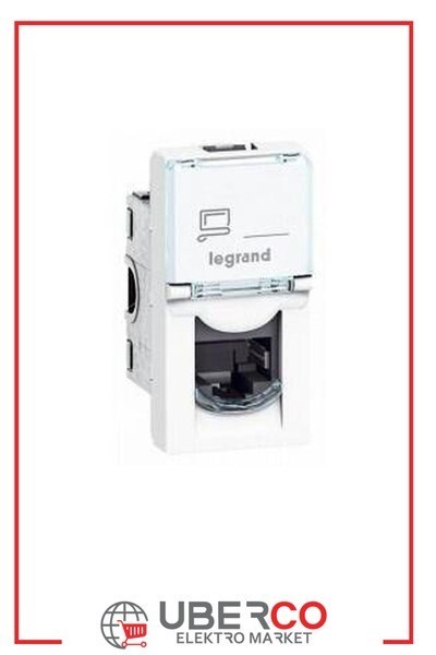 LEGRAND 076561Legrand LCS² Sistem Armada RJ45 Cat6 priz - UTP - 1modül - BeyazLegrand LCS² Sistem Armada RJ45 Cat6 priz - UTP - 1modül{ubercoelektromarket}