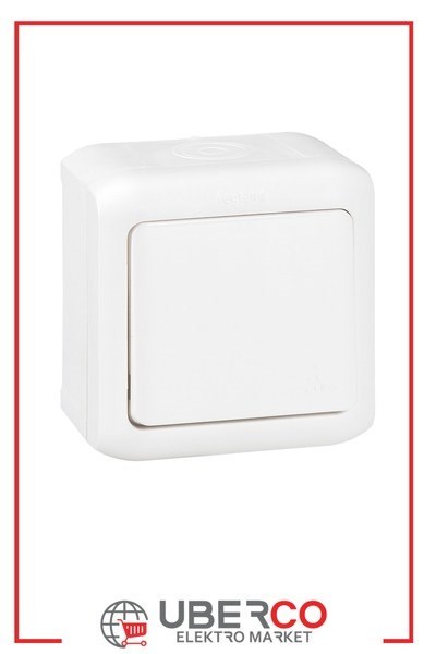 LEGRAND 782364Legrand Forix IP44 serisi sıva üstü beyaz liht butonu 6ALegrand Liht butonu - Beyaz{ubercoelektromarket}