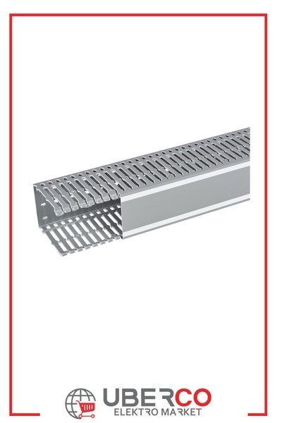 LEGRAND 636018Legrand Lina 25 Pano İÇİ Kablo Kanalı - Gri - Genişlik 80 x Yükseklik 100 mmLegrand Lina 25 Pano İÇİ Kablo Kanalı - Gri - Genişlik 80 x{ubercoelektromarket}