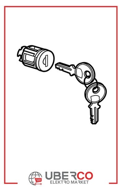 LEGRAND 020291Legrand XL³ 160 kofra için anahtarlı kilit Tip 405Legrand Metal ve camlı kapılar için kilit{ubercoelektromarket}