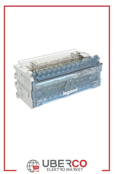 LEGRAND 400400Legrand Monoblok Modüler Dağıtıcı 2 Kutuplu - 40A (6 Modül)Legrand Monoblok Modüler Dağıtıcı 2 Kutuplu - 40A (6 Modül){ubercoelektromarket}