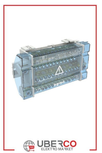 LEGRAND 400411Legrand Monoblok Modüler Dağıtıcı 4 Kutuplu - 160A (10 Modül)Legrand Monoblok Modüler Dağıtıcı 4 Kutuplu - 160A (10{ubercoelektromarket}
