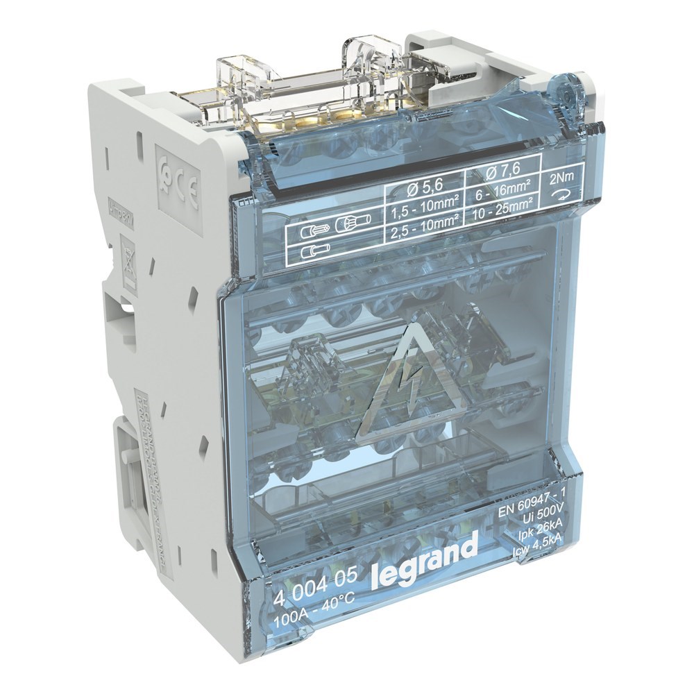 LEGRAND 400405Legrand Monoblok Modüler Dağıtıcı 4 Kutuplu - 100A (4 Modül)Legrand Monoblok Modüler Dağıtıcı 4 Kutuplu - 100A (4 Modül){ubercoelektromarket}