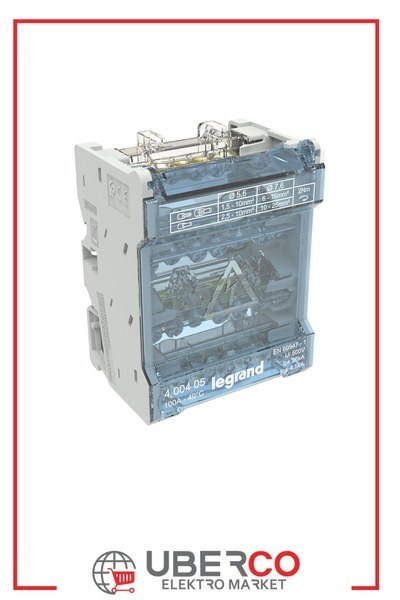 LEGRAND 400405Legrand Monoblok Modüler Dağıtıcı 4 Kutuplu - 100A (4 Modül)Legrand Monoblok Modüler Dağıtıcı 4 Kutuplu - 100A (4 Modül){ubercoelektromarket}