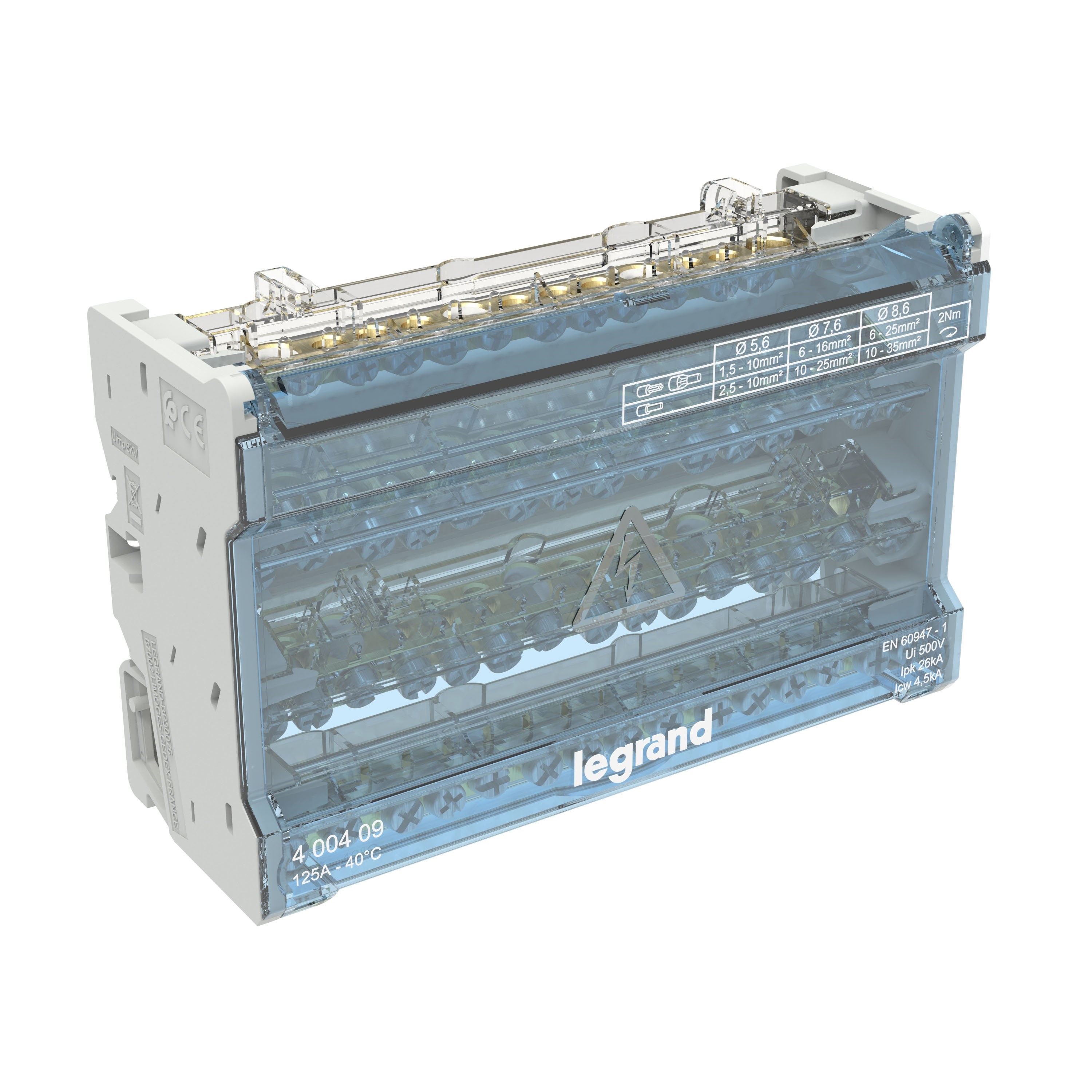 LEGRAND 400409Legrand Monoblok Modüler Dağıtıcı 4 Kutuplu - 125A (8 Modül)Legrand Monoblok Modüler Dağıtıcı 4 Kutuplu - 125A (8 Modül){ubercoelektromarket}