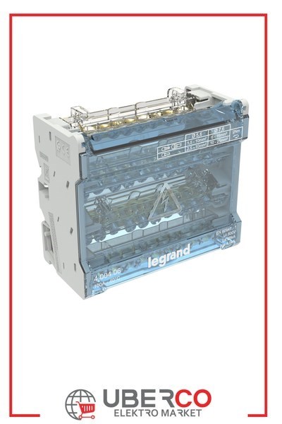 LEGRAND 400406Legrand Monoblok Modüler Dağıtıcı 4 Kutuplu - 100A (6 Modül)Legrand Monoblok Modüler Dağıtıcı 4 Kutuplu - 100A (6 Modül){ubercoelektromarket}