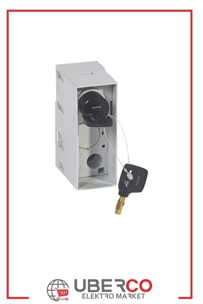 LEGRAND 026577Legrand DPX³ 630 çekmeceli ve motorlu tip için kilit tertibatı yıldız anahtarlı tipLegrand Motorlu şalter için 2 anahtar{ubercoelektromarket}