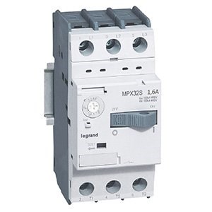 LEGRAND 417305Legrand MPX3 Motor Koruma Şalteri (Termik VE Manyetik Korumalı) - MPX3 32S - In (A): 1.6 - Ayar sahası: 1 - 1.6 - Icu(kA): 100Legrand MPX3 Motor Koruma Şalteri (Termik VE Manyetik{ubercoelektromarket}