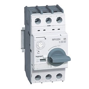 LEGRAND 417329Legrand MPX3 Motor Koruma Şalteri (Termik VE Manyetik Korumalı) - MPX3 32H - In (A): 8 - Ayar sahası: 5 - 8 - Icu(kA): 100Legrand MPX3 Motor Koruma Şalteri (Termik VE Manyetik{ubercoelektromarket}
