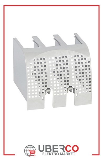 LEGRAND 421054Legrand DPX³ 160 serisi 3 kutup için önden bağ. Mühürlenebilir terminal koruyucu kapakLegrand Önden bağlantı için terminal koruyucu kapaklar (3{ubercoelektromarket}