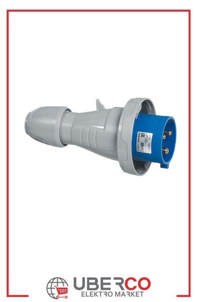 LEGRAND 555324Legrand P17 Tempra Pro düz fiş, 230 V, 16A, 2P+T - IP67Legrand P17 Tempra Pro düz fiş, 230 V, 16A, 2P+T - IP67{ubercoelektromarket}
