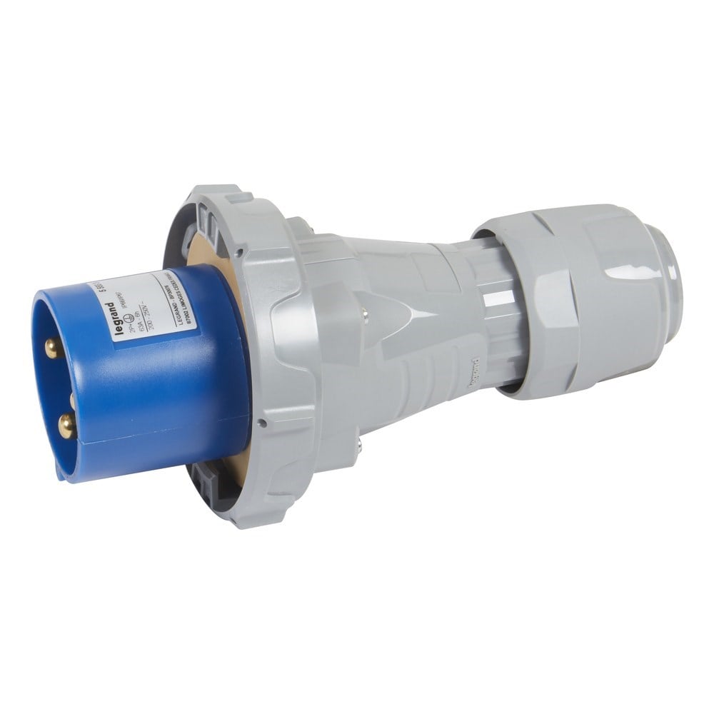 LEGRAND 555524Legrand P17 Tempra Pro düz fiş, 230 V, 63A, 2P+T - IP67Legrand P17 Tempra Pro düz fiş, 230 V, 63A, 2P+T - IP67{ubercoelektromarket}