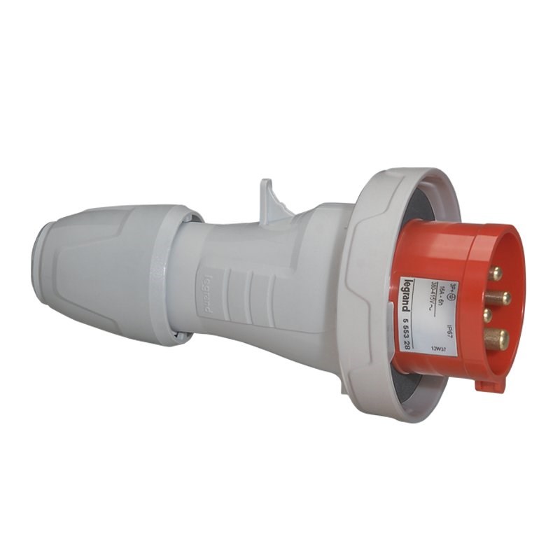 LEGRAND 555438Legrand P17 Tempra Pro düz fiş, 400 V, 32A, 3P+T - IP67Legrand P17 Tempra Pro düz fiş, 400 V, 32A, 3P+T - IP67{ubercoelektromarket}
